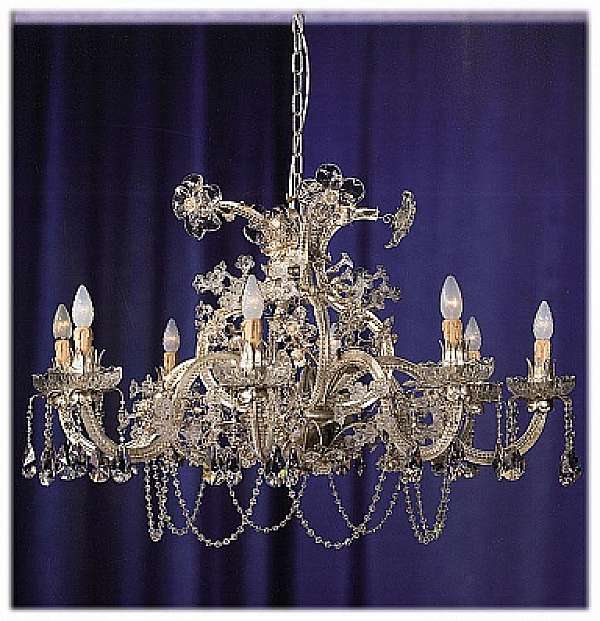 Chandelier MECHINI L257/8 factory MECHINI from Italy. Foto №1
