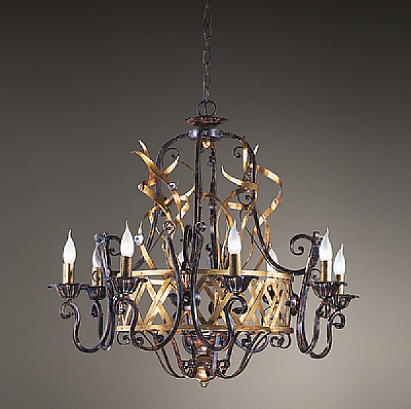 Chandelier MM LAMPADARI 6618/8 factory MM LAMPADARI from Italy. Foto №1