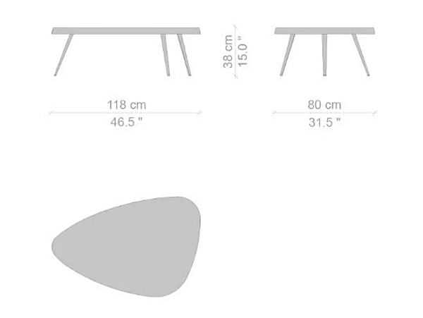Garden table with multi-layer wood top CASSINA Mexique Outdoor factory CASSINA from Italy. Foto №23