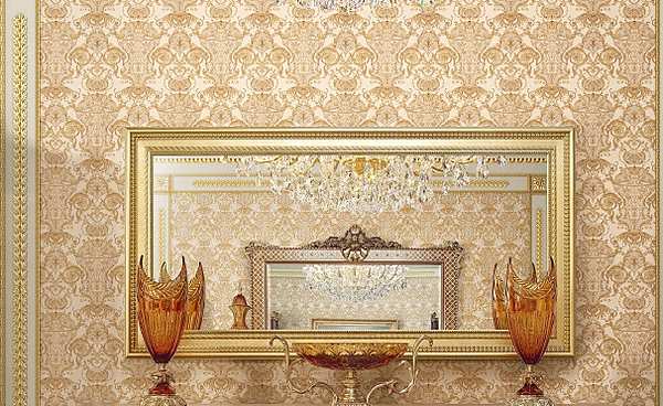 Set: gold-finished mirror and Modenese Gastone console factory MODENESE GASTONE from Italy. Foto №2