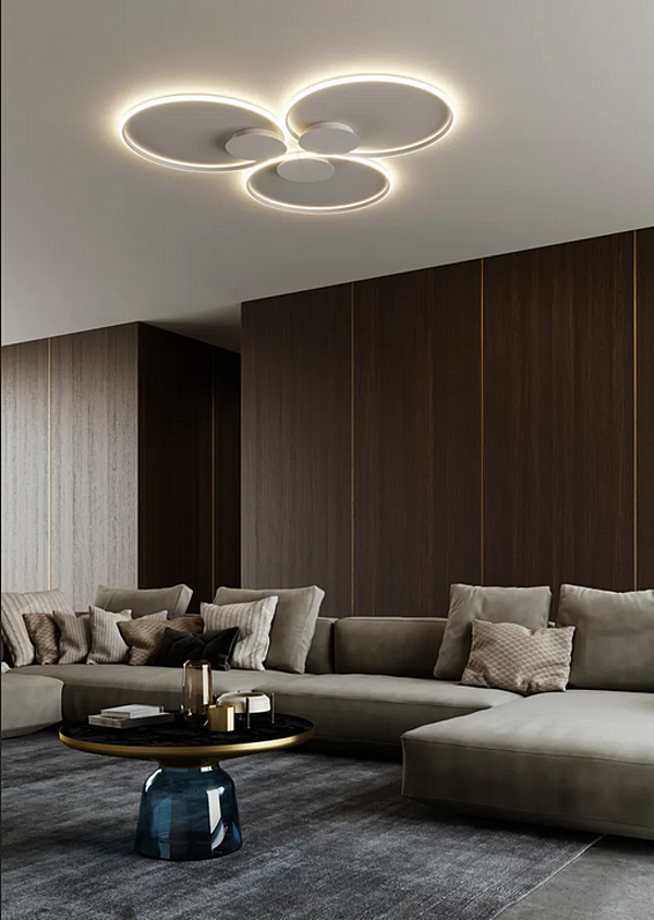 Wall and Ceiling Lamp in Powder Coated Aluminium Fabbian Olympic factory Fabbian from Italy. Foto №4