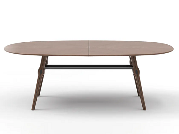 Walnut dining table AGO GIORGETTI 70400, 70405 factory GIORGETTI from Italy. Foto №2