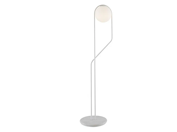 Metal Floor Lamp with Marble Base LIGNE ROSET Astree factory LIGNE ROSET from Italy. Foto №1