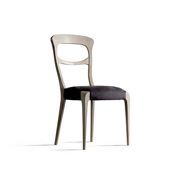 Wooden chair with upholstered back DALE Capotavola C 643 factory DALE from Italy. Foto №2