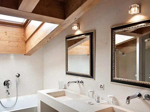Wall Mounted Adjustable Spotlight Cubetto Fabbian factory Fabbian from Italy. Foto №6