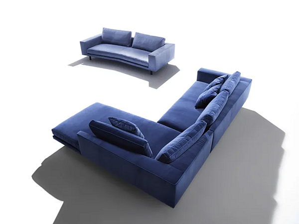 Corner fabric sofa ERBA ITALIA Inno collection factory ERBA ITALIA from Italy. Foto №2