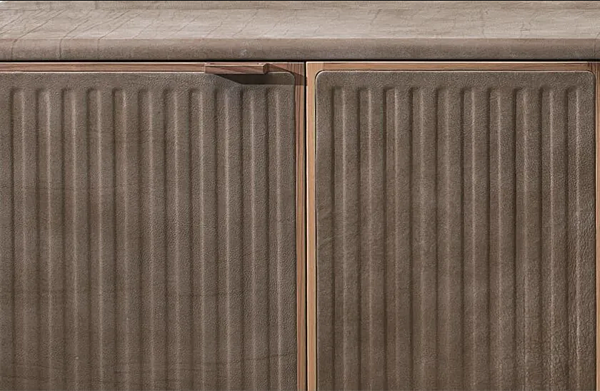 Leather Sideboard with Doors i 4 Mariani Moore factory i 4 Mariani from Italy. Foto №6