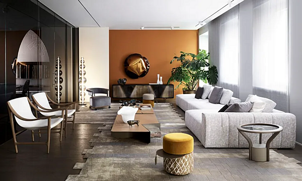 Stainless Steel Wall Decor Blow GIORGETTI GA488AG, GA488BG, GA488CG factory GIORGETTI from Italy. Foto №2