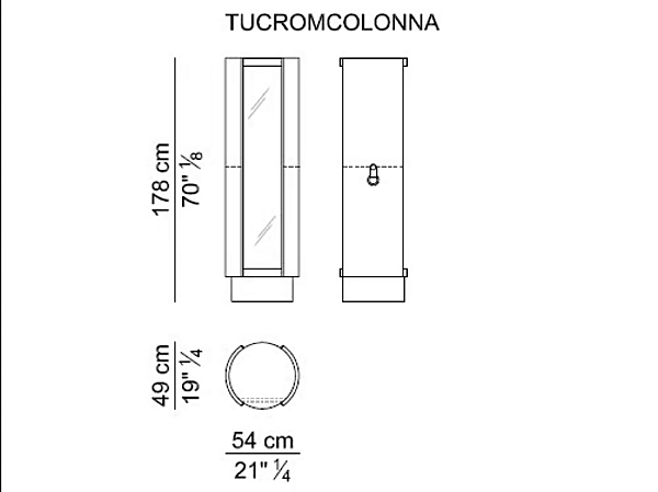 Mirrored leather wardrobe Tucroma i 4 Mariani factory i 4 Mariani from Italy. Foto №6