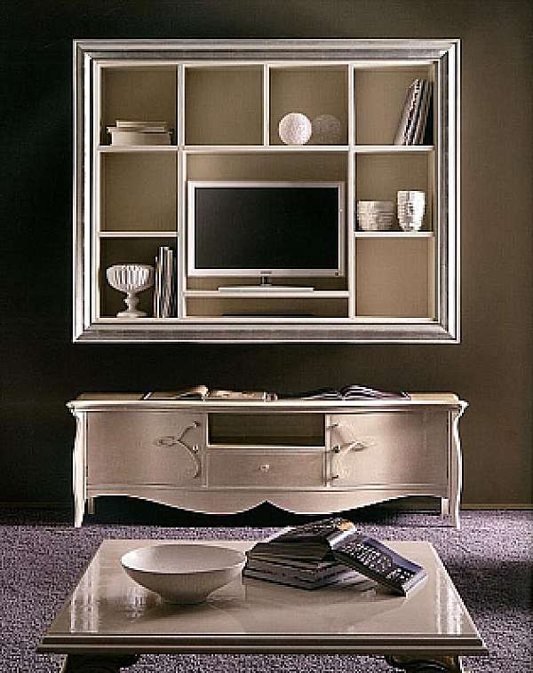 TV stand CORTE ZARI Art. 756 factory CORTE ZARI from Italy. Foto №1