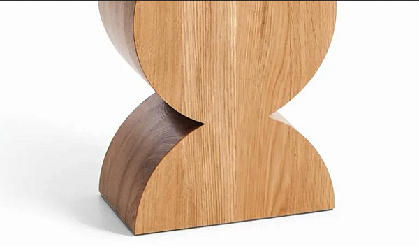 Round solid wood coffee table CASSINA Constantin factory CASSINA from Italy. Foto №5