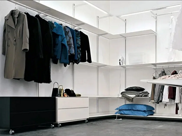 Sectional Metal Walk-In Wardrobe Kristalia Dot factory Kristalia from Italy. Foto №1