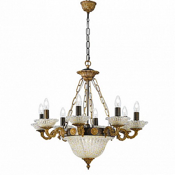 Chandelier MM LAMPADARI 7074/8+1 00 factory MM LAMPADARI from Italy. Foto №1