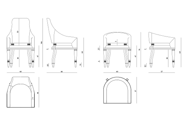 Chair VISIONNAIRE (IPE CAVALLI) PRISCILLA factory VISIONNAIRE (IPE CAVALLI) from Italy. Foto №3