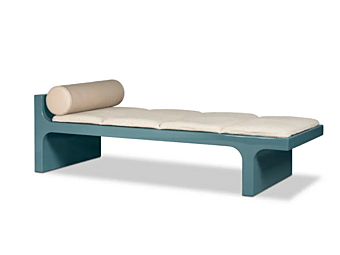 Sun Lounger Dharma Baxter Fabric Upholstered factory BAXTER from Italy