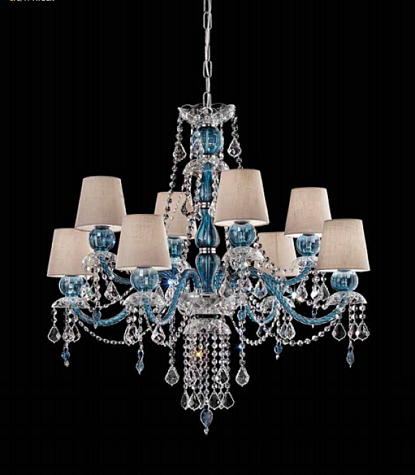 Chandelier SYLCOM 670/4+4 factory SYLCOM from Italy. Foto №1