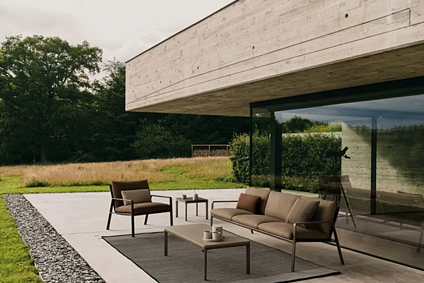 Garden armchair with soft back KETTAL Park Life factory KETTAL from Italy. Foto №4