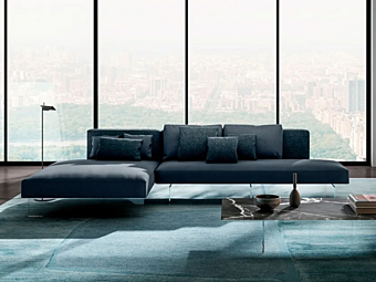 Modular sofa with chaise longue AIR LAGO 0819
