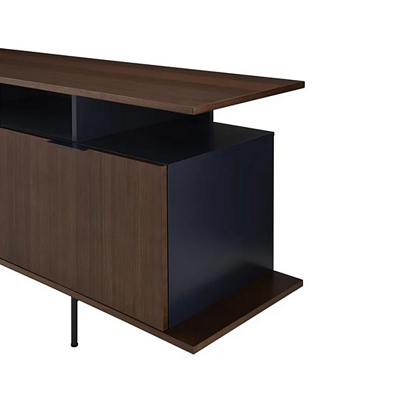 Walnut Sideboard with Flap Doors LIGNE ROSET Alando factory LIGNE ROSET from Italy. Foto №4