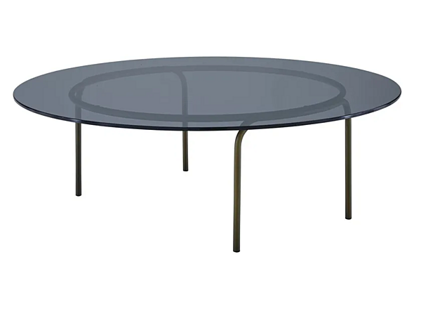 Low Round Tempered Glass Coffee Table LIGNE ROSET LIAM 19960360 factory LIGNE ROSET from Italy. Foto №2