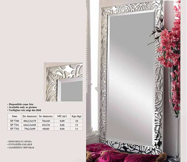 Mirror TONIN CASA SP 7700 factory TONIN CASA from Italy. Foto №1