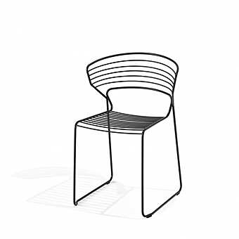 Chair DESALTO Koki Wire - chair 635