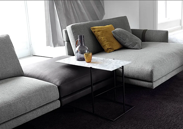 Rectangular marble side table BertO King factory BertO from Italy. Foto №14