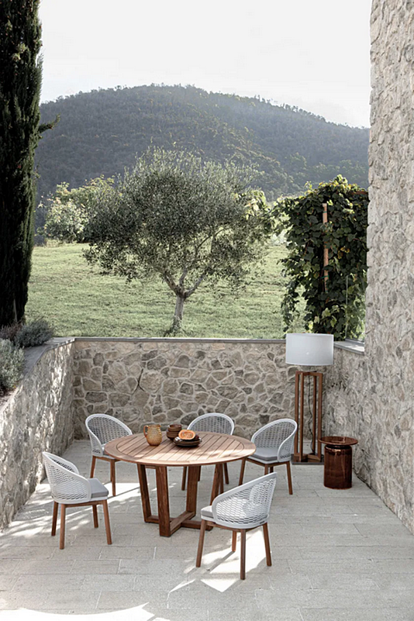 Aluminium garden chair with soft back Atmosphera Cyrano CYR.SD factory ATMOSPHERA from Italy. Foto №3