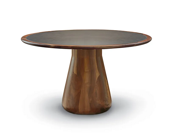 Round walnut table DALE Convivio B 180 factory DALE from Italy. Foto №1