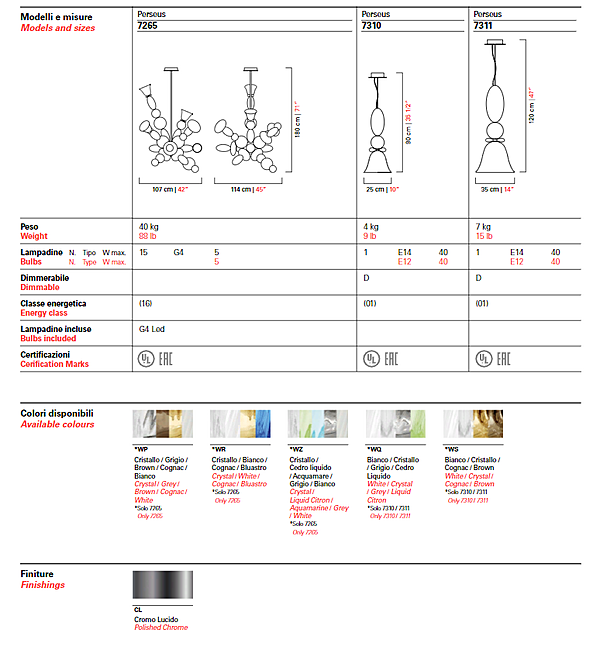 Chandelier Barovier&Toso Perseus 7265 factory Barovier&Toso from Italy. Foto №8