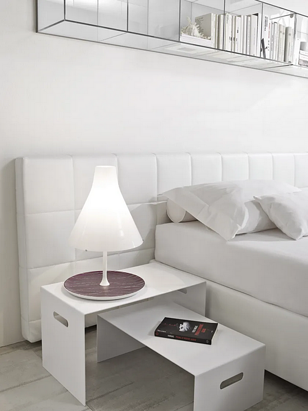 Two Seater Sofa Bed in Fabric with Soft Backrest Duomo Design Mono factory Duomo Design from Italy. Foto №4