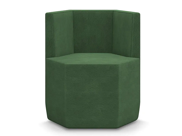 Fabric lobby chair Tigram low A Adrenalina IMB1050115 factory ADRENALINA from Italy. Foto №1