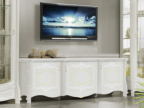 Wooden TV cabinet with doors CASA +39 GIULIETTA 3608 factory CASA +39 from Italy. Foto №1