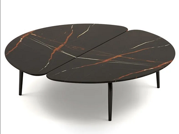 Low marble coffee table Graphium ZANOTTA 682 factory ZANOTTA from Italy. Foto №2