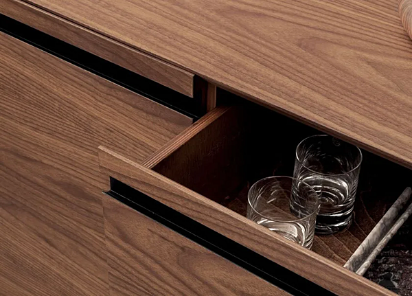 Sideboard with Drawers Melamine Faced Chipboard i 4 Mariani factory i 4 Mariani from Italy. Foto №7