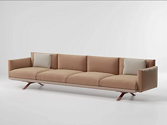 Four-Seater Fabric Garden Sofa Boma KETTAL