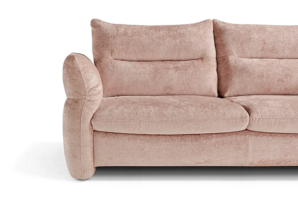 2-seater fabric sofa with soft back Marinelli Home Alba M1342 factory Marinelli Home from Italy. Foto №4