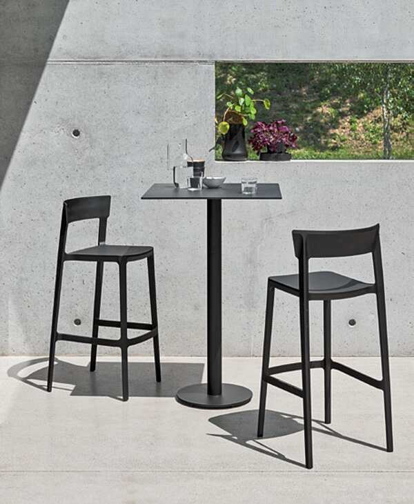 Bar stool CALLIGARIS SKIN factory CALLIGARIS from Italy. Foto №2