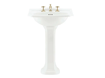Porcelain Pedestal Washbasin Balasani Gentry Home