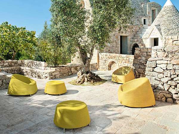Armchair PAOLA LENTI B38C factory PAOLA LENTI from Italy. Foto №1