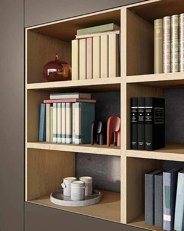 Bookcase GRANZOTTO Composizione “Libreria ROVERE JUPITER” factory GRANZOTTO from Italy. Foto №3