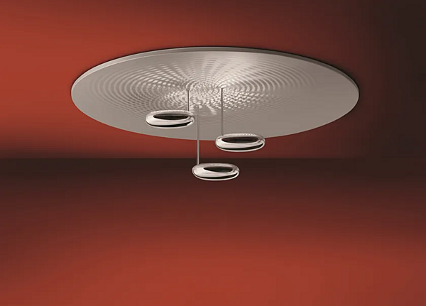 Ceiling Lamp Droplet Die Cast Aluminium Artemide 1474W10A, 1474110A factory Artemide from Italy. Foto №3