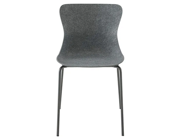 Felt chair with soft back Ligne Roset Ettoriano 10266008-10266009 factory LIGNE ROSET from Italy. Foto №2