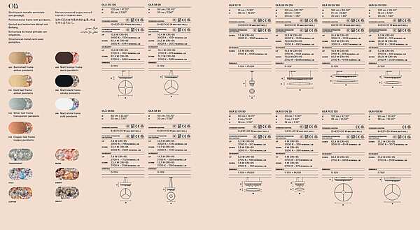Chandelier MASIERO (EMME PI LIGHT) olà s6 ov 160 factory MASIERO (EMME PI LIGHT) from Italy. Foto №4