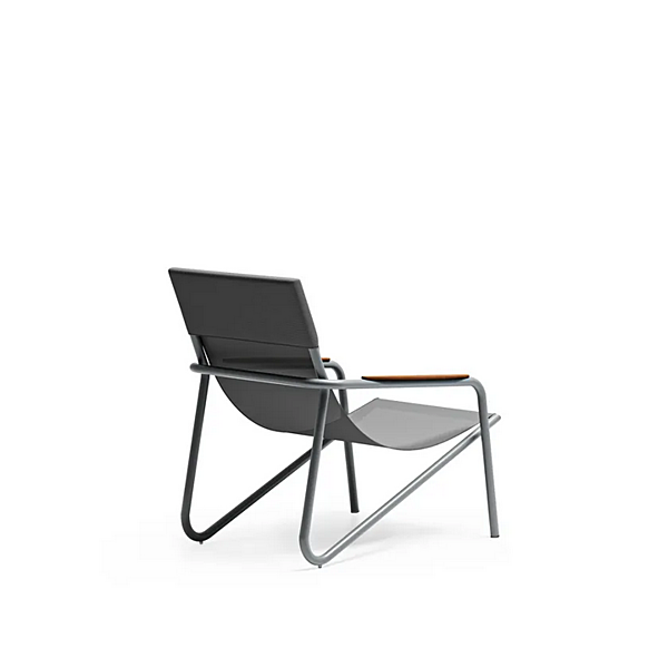 Aluminium deck chair with armrests Atmosphera Zante factory ATMOSPHERA from Italy. Foto №8