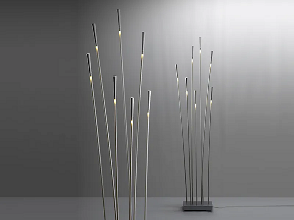 Plastic floor lamp Fabbian Giunco factory Fabbian from Italy. Foto №1