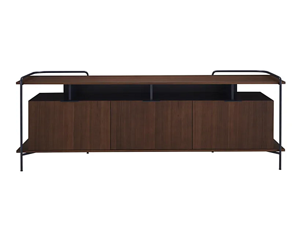 Walnut Sideboard with Flap Doors LIGNE ROSET Alando factory LIGNE ROSET from Italy. Foto №1