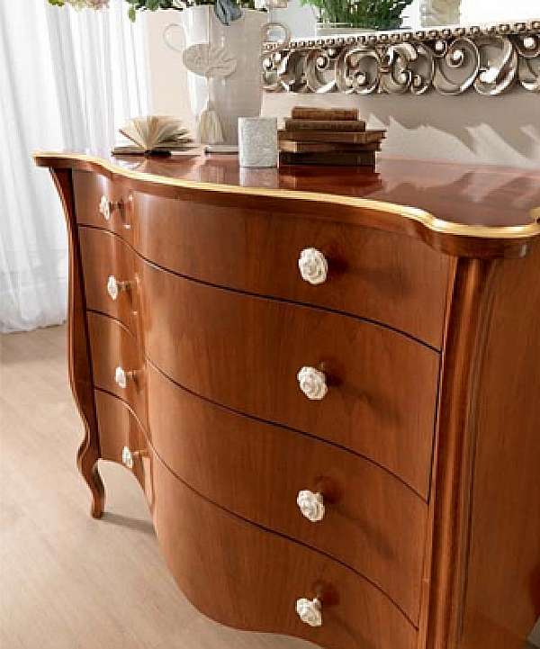 Chest of drawers EURO DESIGN Leopardi - noce factory EURO DESIGN from Italy. Foto №3