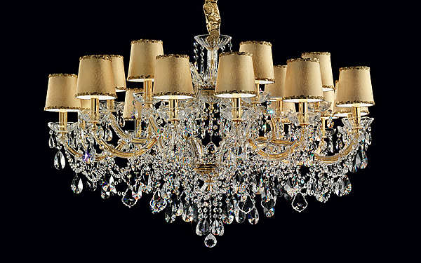 Chandelier MASIERO (EMME PI LIGHT) VE 950 18 factory MASIERO (EMME PI LIGHT) from Italy. Foto №1