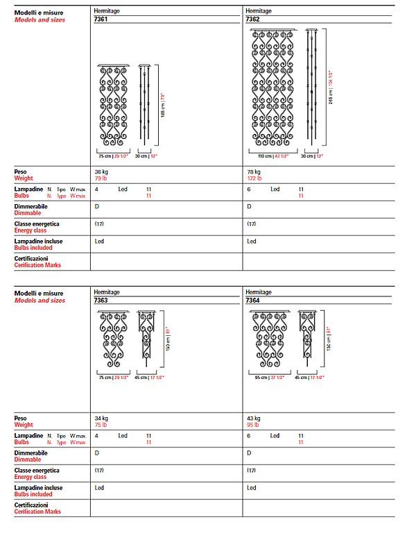 Chandelier Barovier&Toso Hermitage 7365 factory Barovier&Toso from Italy. Foto №7